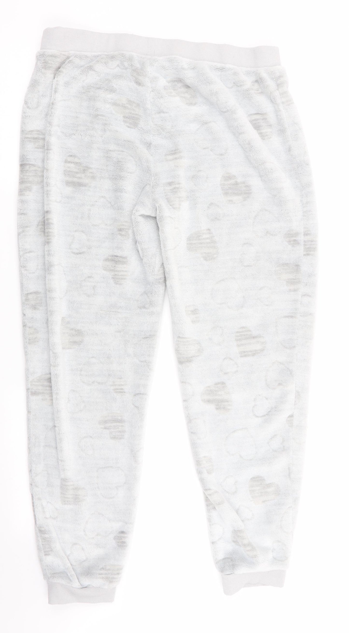 George Womens Grey    Lounge Pants Size 16  - Heart Print