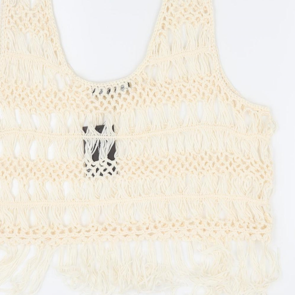 Atmosphere Womens Ivory   Camisole Tank Size L  - Beach wear
