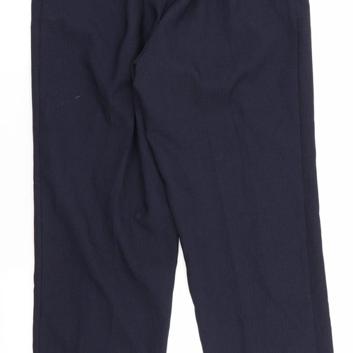 Marks and Spencer Womens Blue   Trousers  Size 12 L29 in - Back Elastication