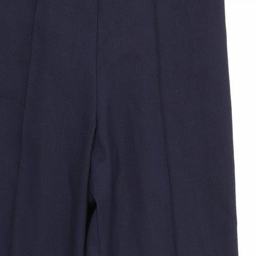 Marks and Spencer Womens Blue   Trousers  Size 12 L29 in - Back Elastication