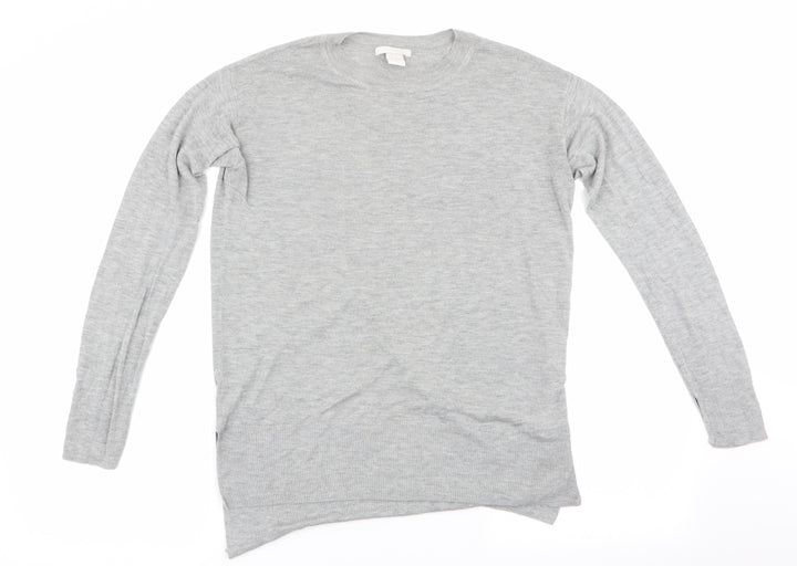 H&M Womens Grey   Pullover Jumper Size 4