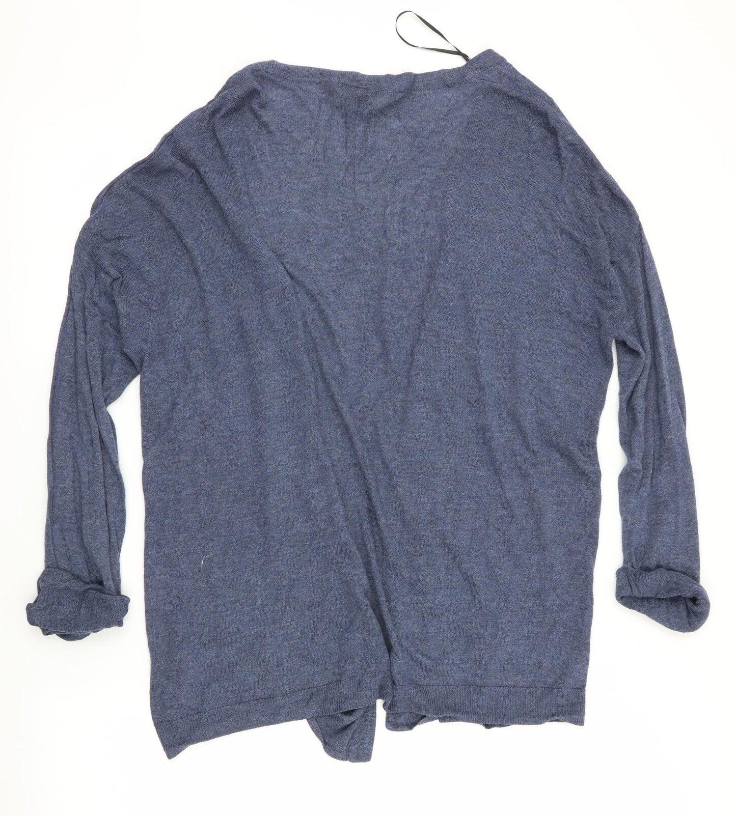 H&M Womens Blue   Cardigan Jumper Size 10  - Waterfall Cardigan