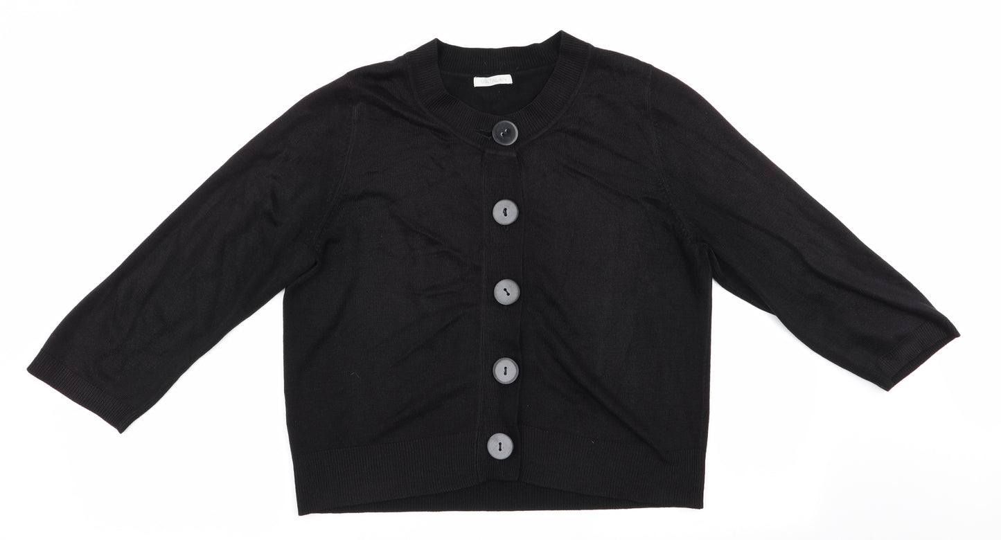 Matalan Womens Black   Cardigan Jumper Size 16