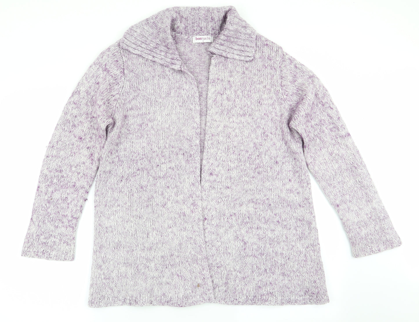 Bonmarché Womens Purple   Cardigan Jumper Size M