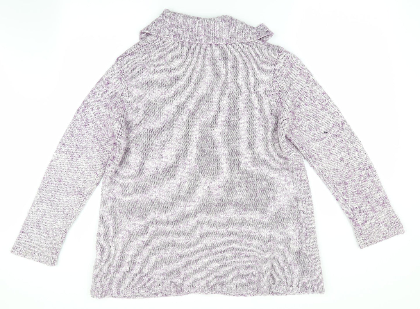 Bonmarché Womens Purple   Cardigan Jumper Size M