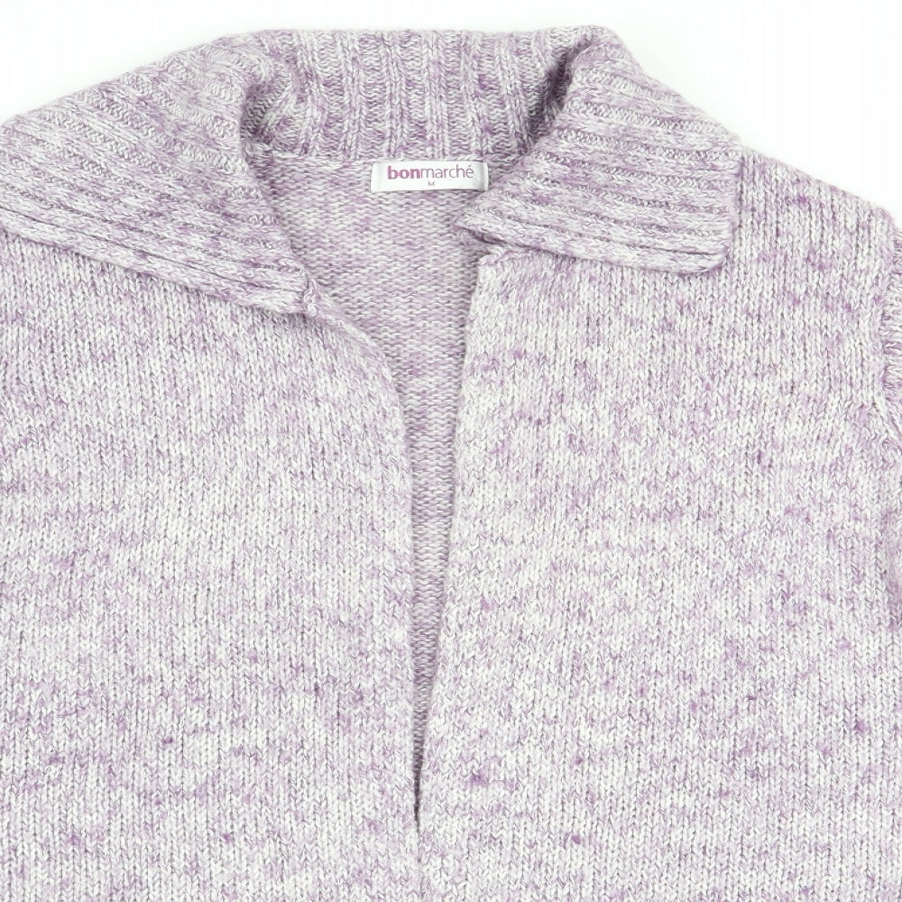 Bonmarché Womens Purple   Cardigan Jumper Size M