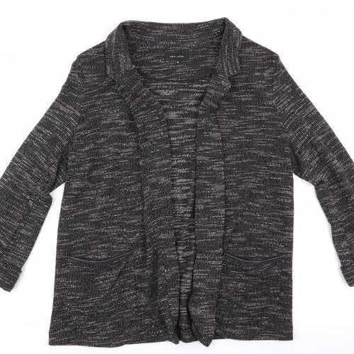 New Look  Womens Brown   Jacket Coatigan Size 16