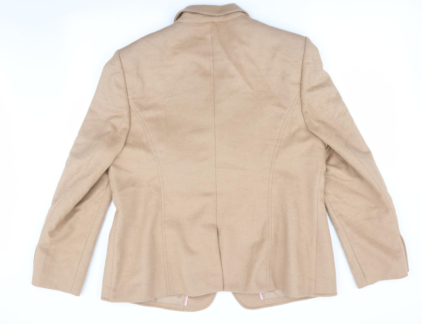 Basler Womens Beige   Jacket Suit Jacket Size 20  - Felt like texture