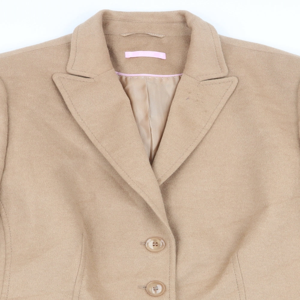 Basler Womens Beige   Jacket Suit Jacket Size 20  - Felt like texture