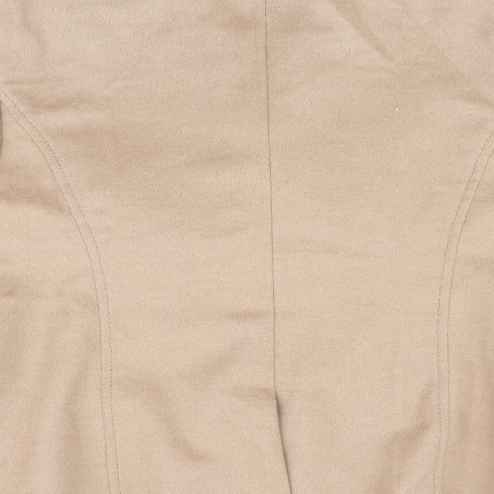 Basler Womens Beige   Jacket Suit Jacket Size 20  - Felt like texture