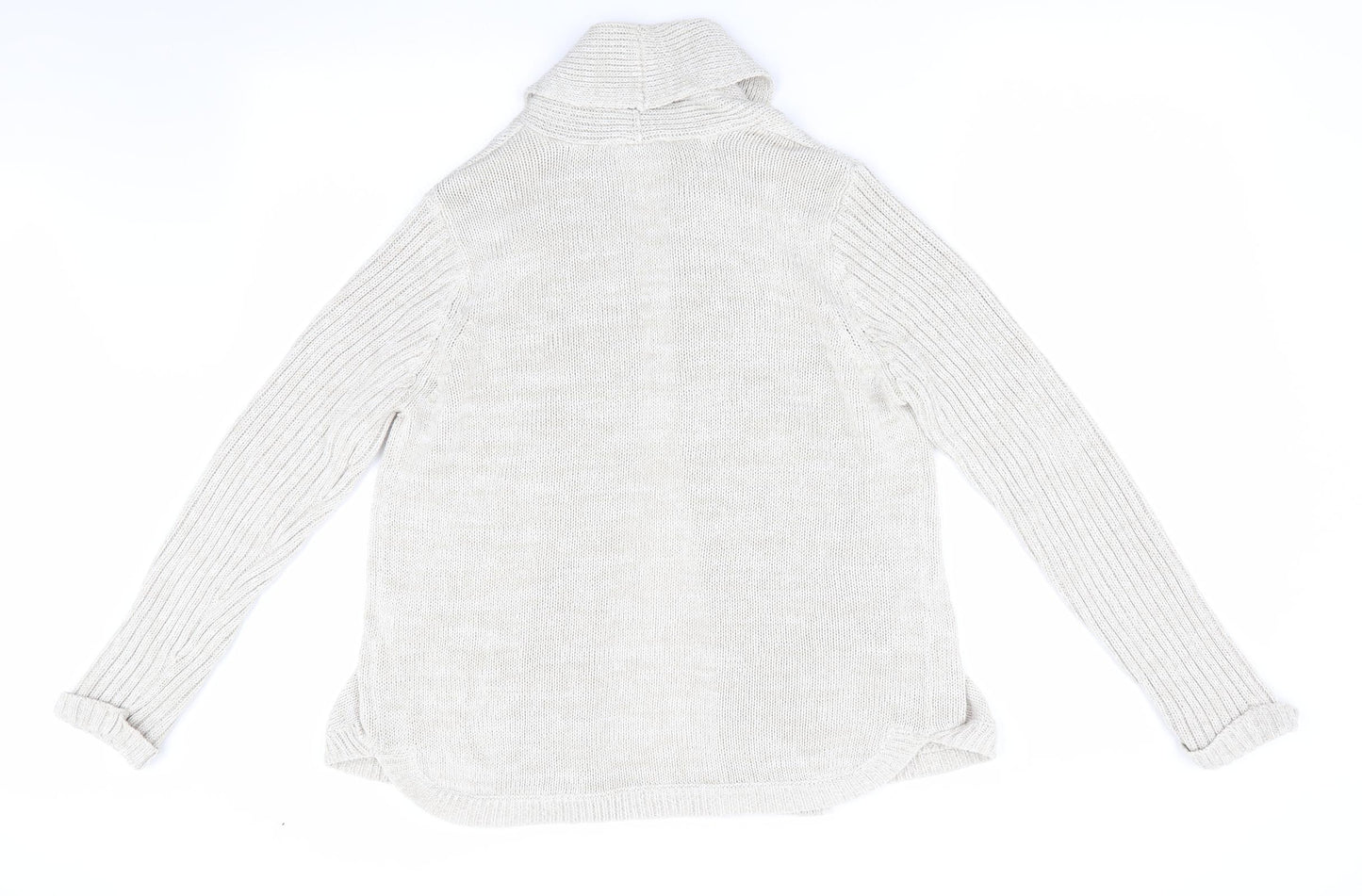 Petite Womens Beige   Cardigan Jumper Size 14