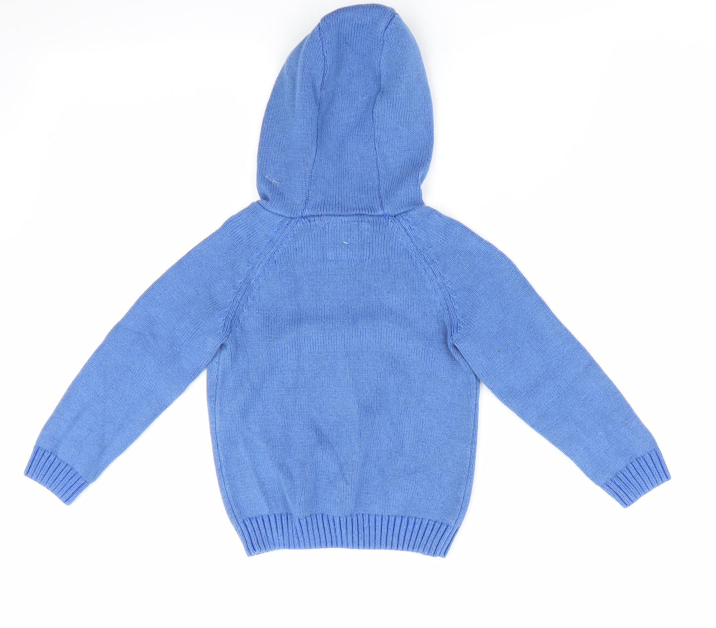 TU Boys Blue   Pullover Jumper Size 18-24 Months  - Hooded Jumper