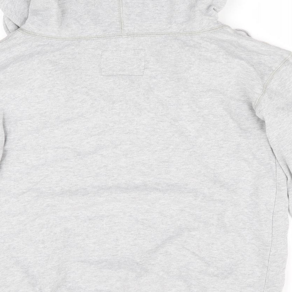 French Connection  Mens Grey Animal Print  Pullover Hoodie Size M