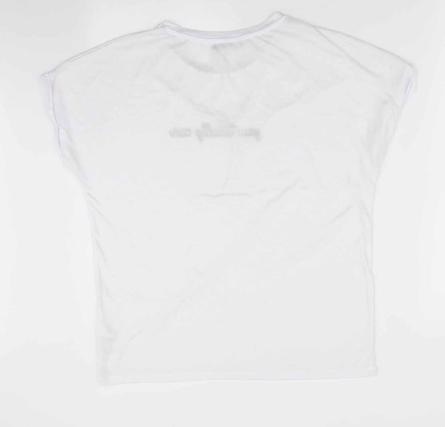 Primark Womens White   Basic T-Shirt Size M  - You Totally Can