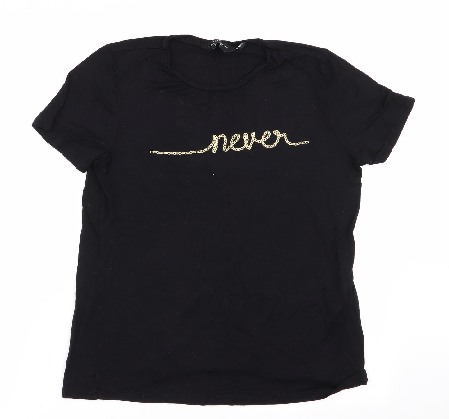 Dorothy Perkins Womens Black   Basic T-Shirt Size 12  - Never