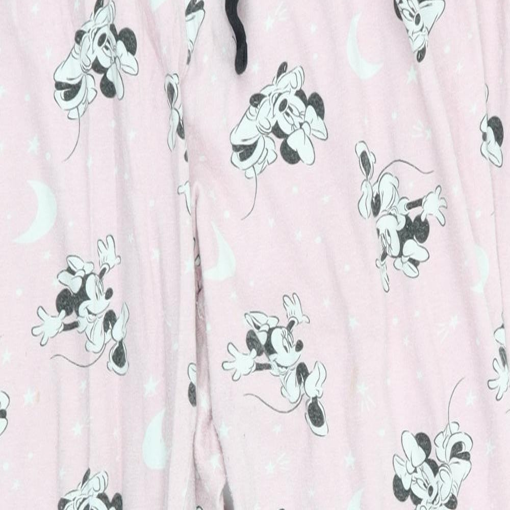 Primark Womens Pink Animal Print   Pyjama Pants Size M  - Minnie Mouse Print
