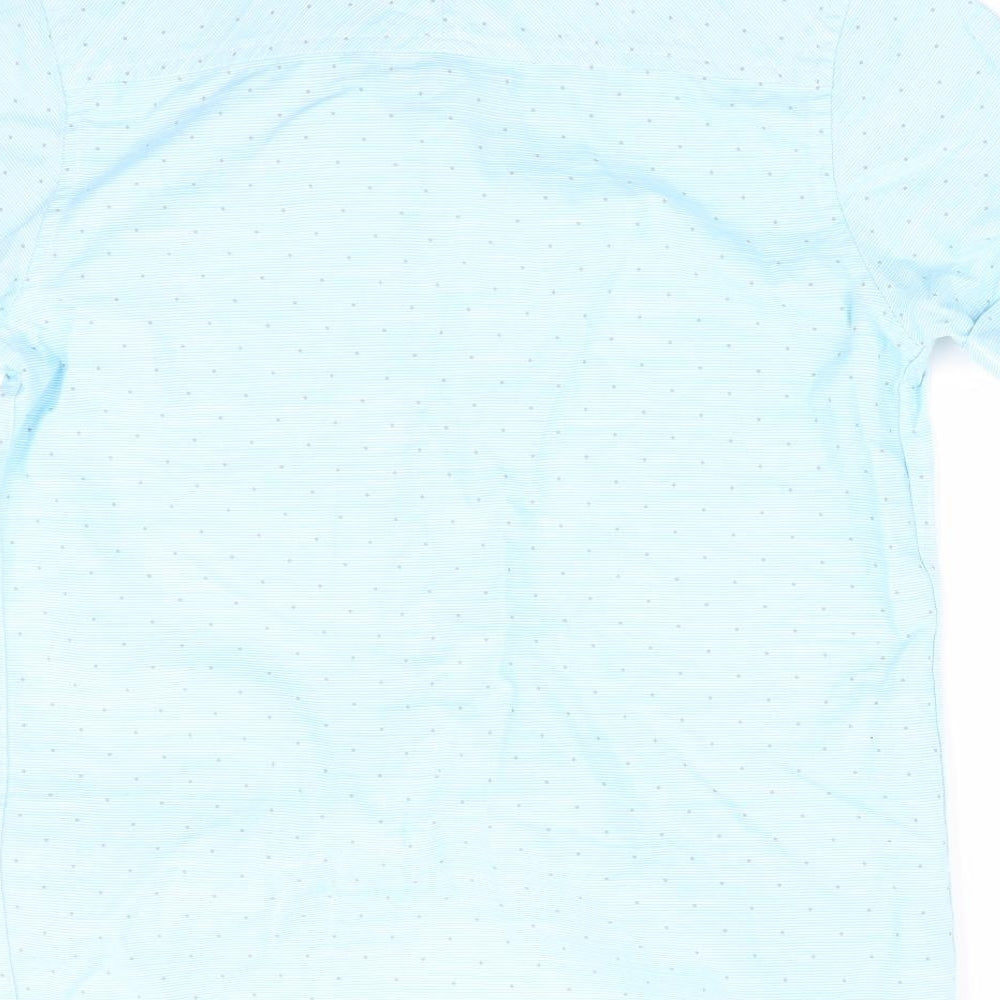 Ted Baker Boys Blue Polka Dot  Basic Button-Up Size 11 Years