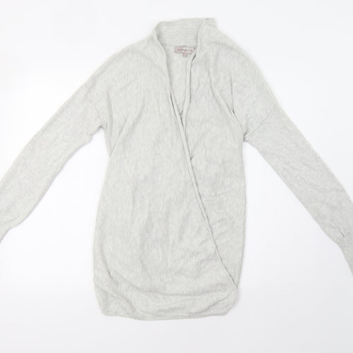 Amaryllis Womens Grey   Cardigan Jumper Size M