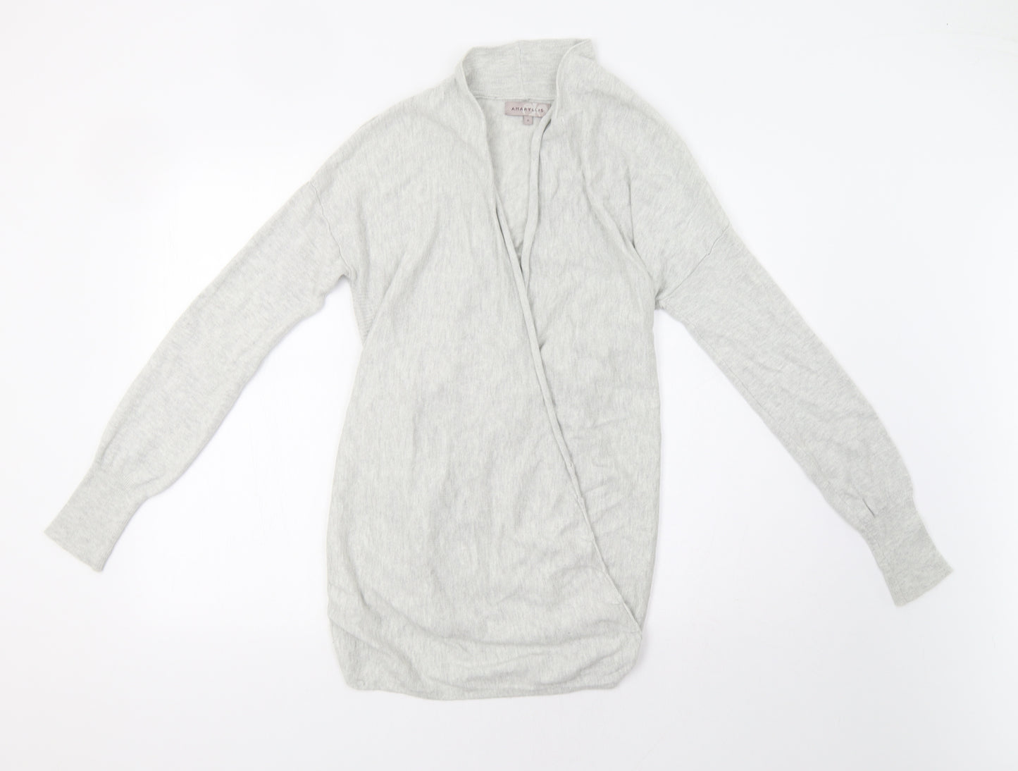 Amaryllis Womens Grey   Cardigan Jumper Size M