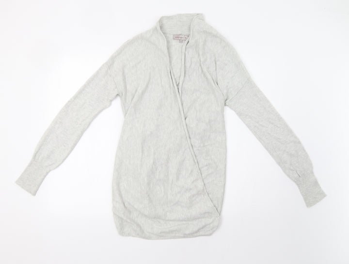 Amaryllis Womens Grey Cardigan Jumper Size M