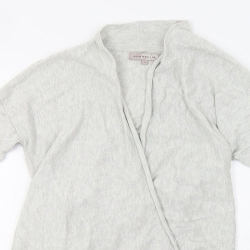 Amaryllis Womens Grey   Cardigan Jumper Size M