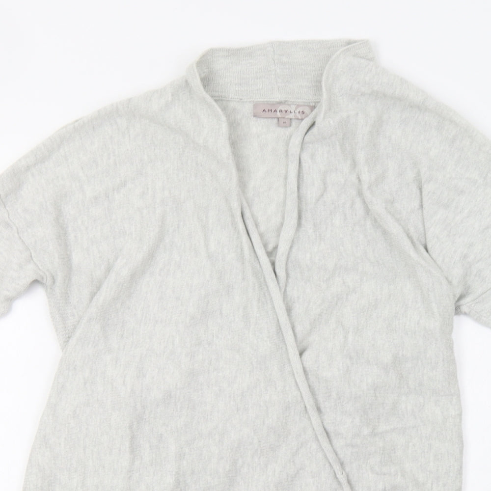 Amaryllis Womens Grey   Cardigan Jumper Size M