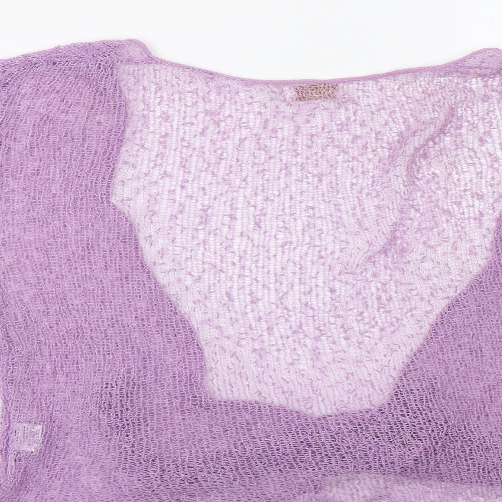 Exotic Womens Purple   Shrug Jumper One Size