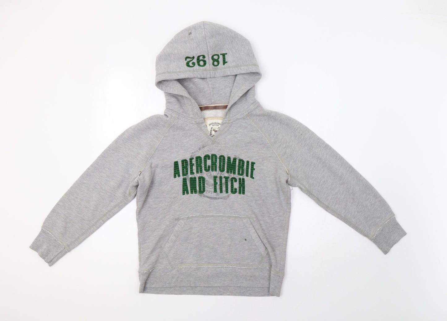 Abercrombie & Fitch Womens Grey   Pullover Hoodie Size L