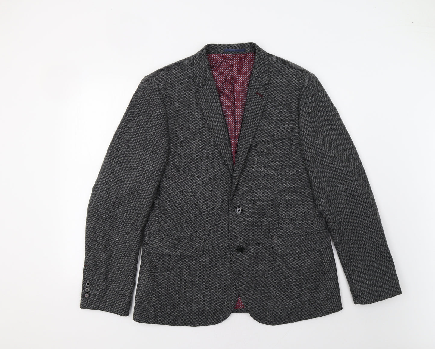 Burton Mens Grey   Jacket Blazer Size L