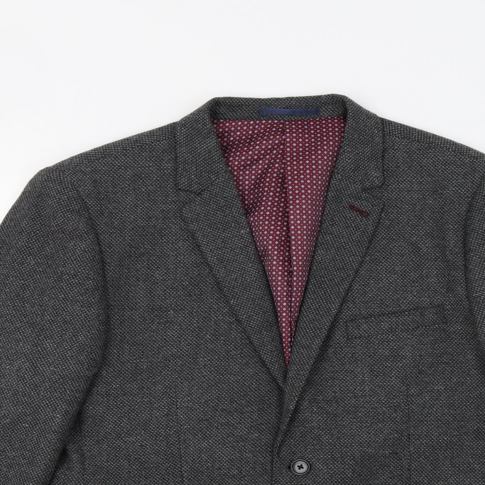 Burton Mens Grey   Jacket Blazer Size L