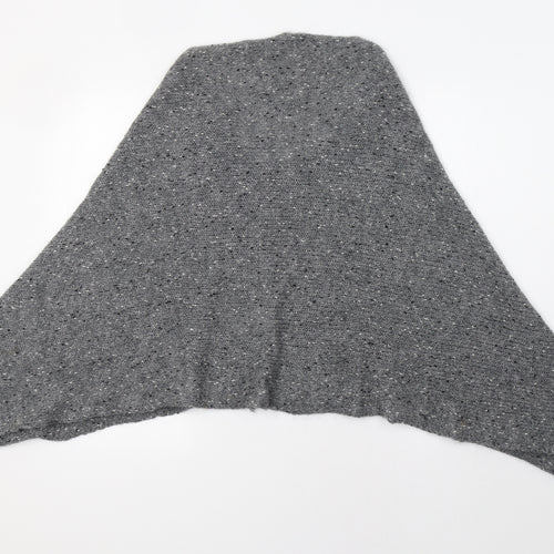 Maria Bellentani Womens Grey   Overcoat Poncho One Size