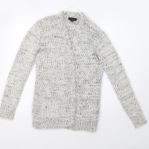 Primark Womens Grey   Cardigan Jumper Size 10