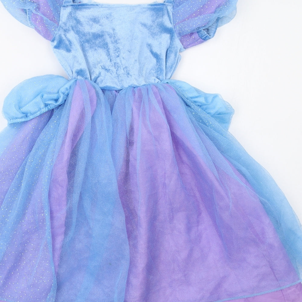Disney Girls Blue   Ball Gown  Size 3-4 Years  - Fancy Dress Cinderella