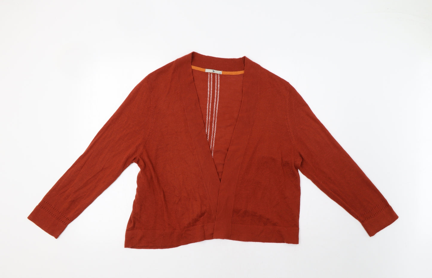TU Womens Orange   Cardigan Jumper Size 20
