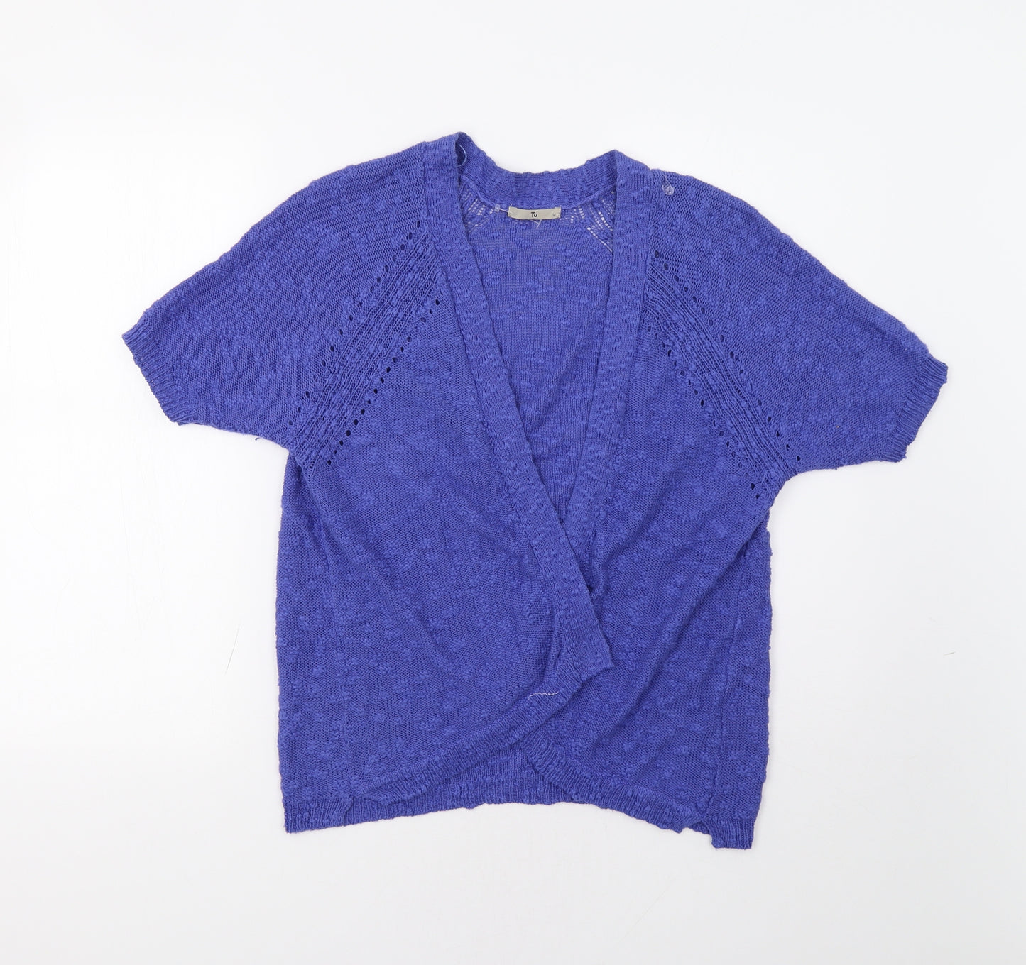 TU Womens Blue   Cardigan Jumper Size 16