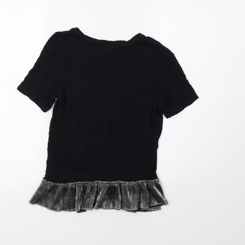 River Island Girls Black   Basic Blouse Size 8 Years