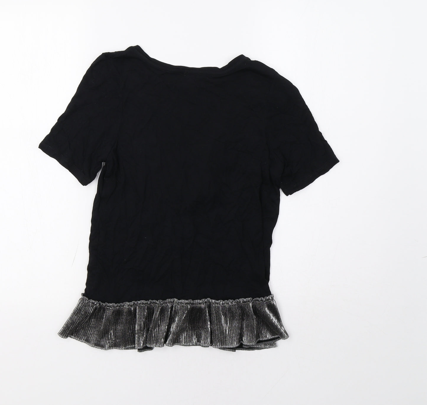 River Island Girls Black   Basic Blouse Size 8 Years