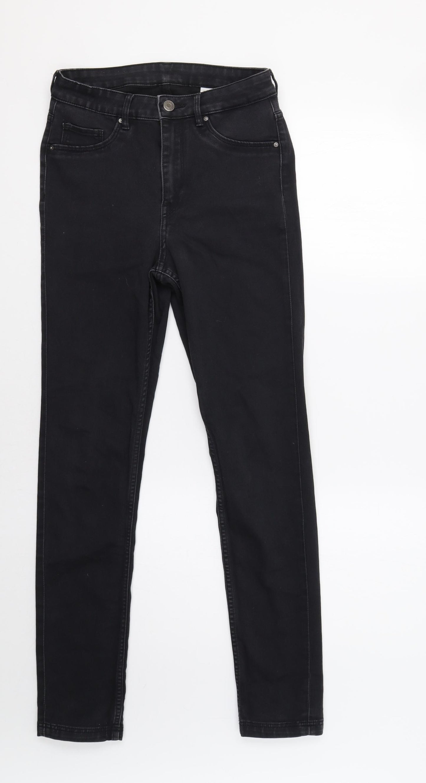 H&M Womens Black   Skinny Jeans Size 8 L31 in