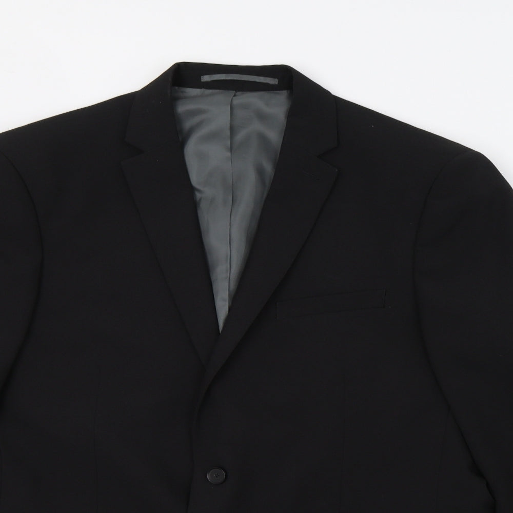 Tailor & Cutter Mens Black   Jacket Blazer Size 42