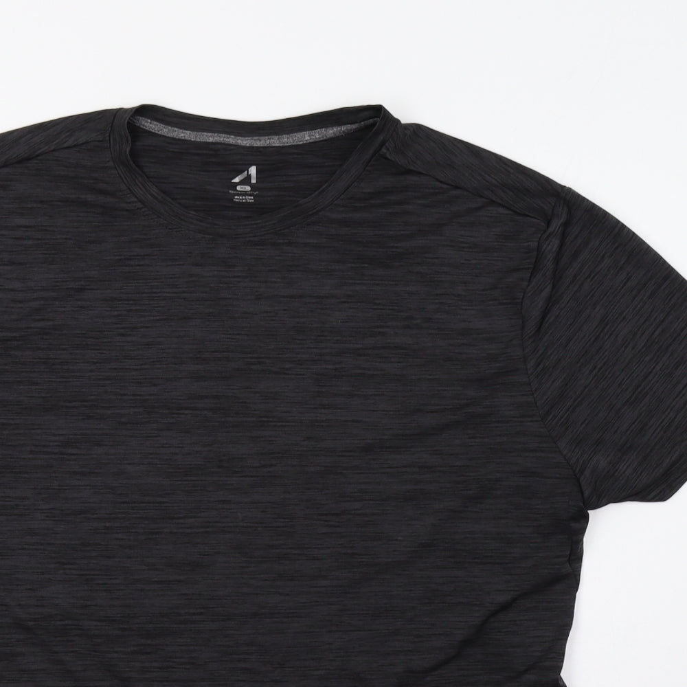 Qwick-Dry Mens Grey    T-Shirt Size XL