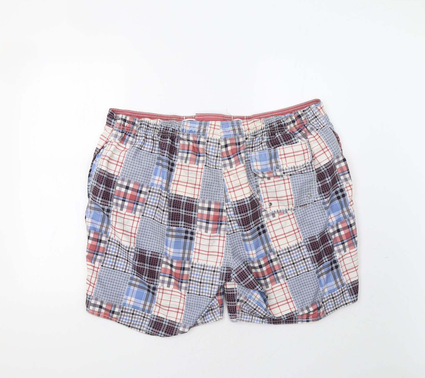 Preworn Mens Blue Check  Bermuda Shorts Size 2XL