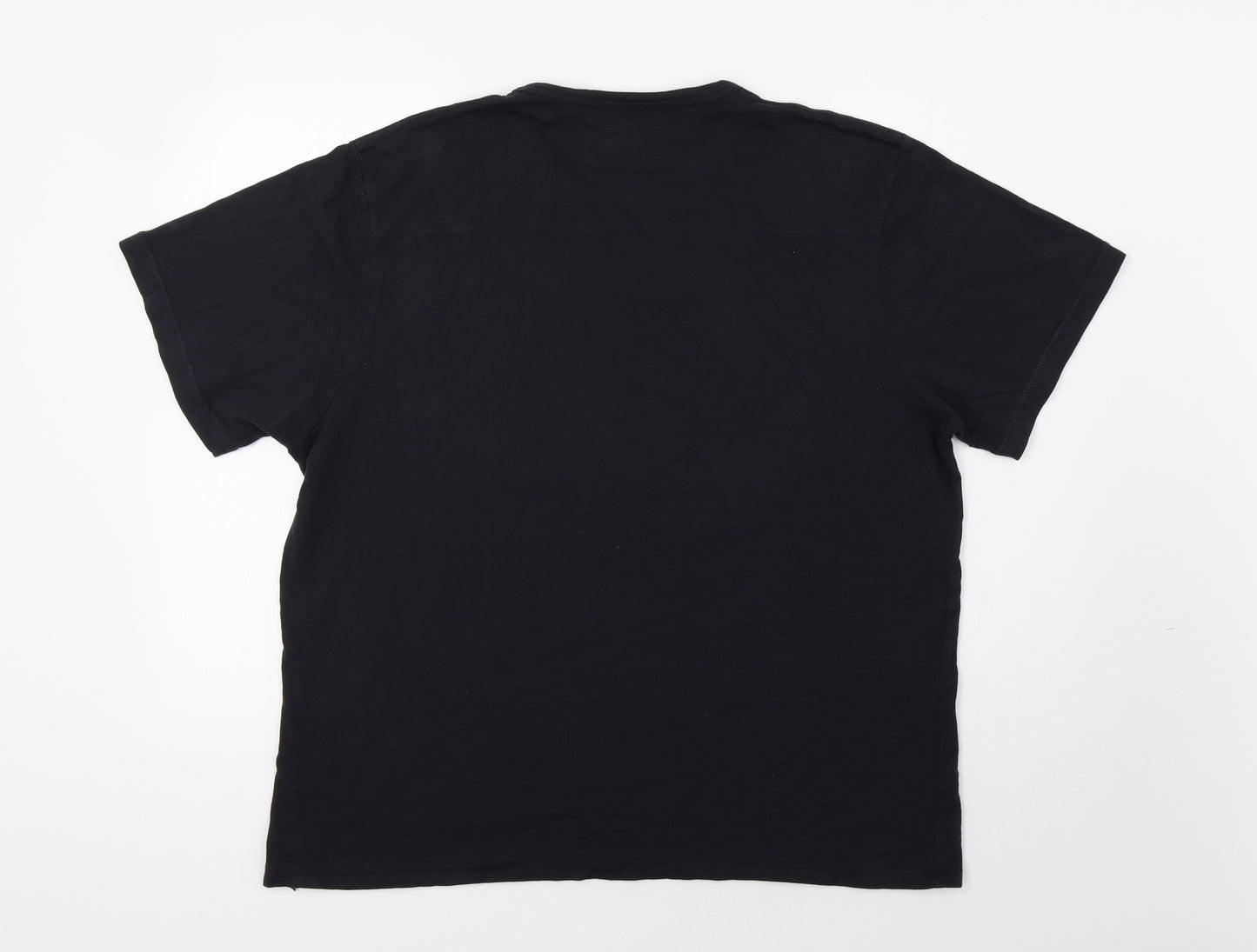 FCUK Mens Black    T-Shirt Size XL