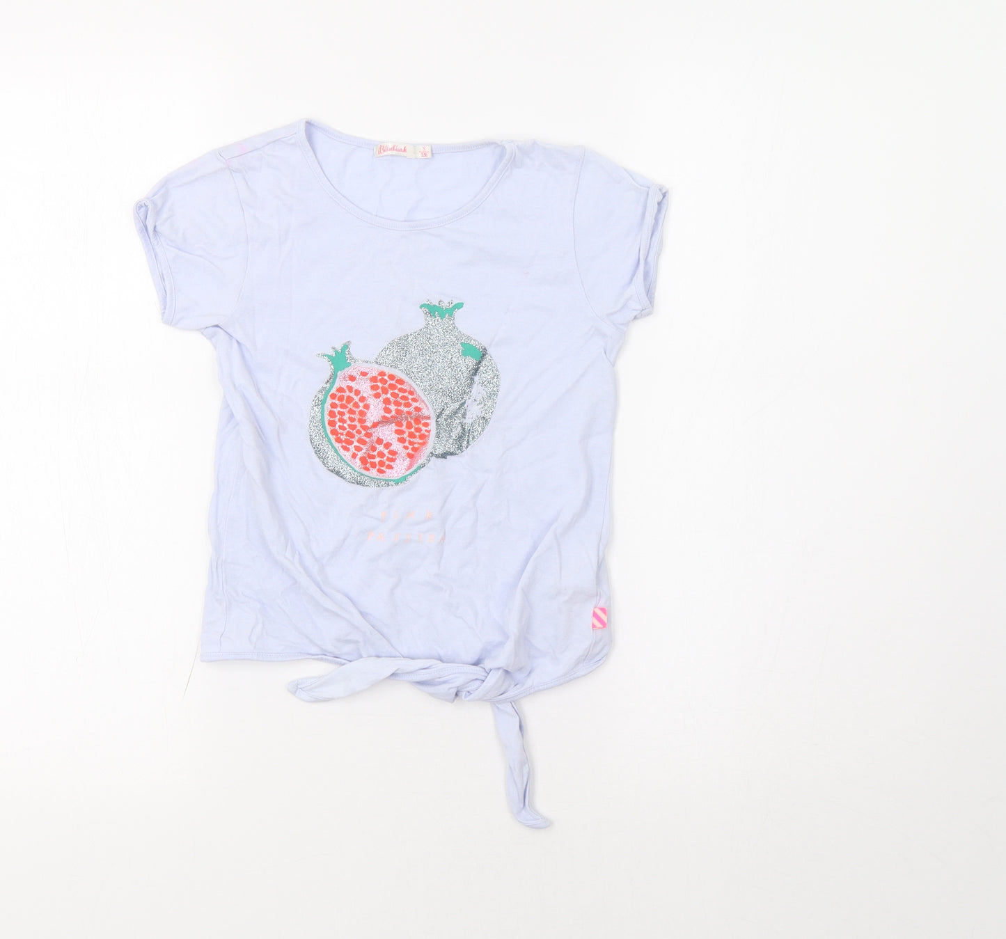 Billieblush Girls Blue   Basic T-Shirt Size 8 Years  - Fig