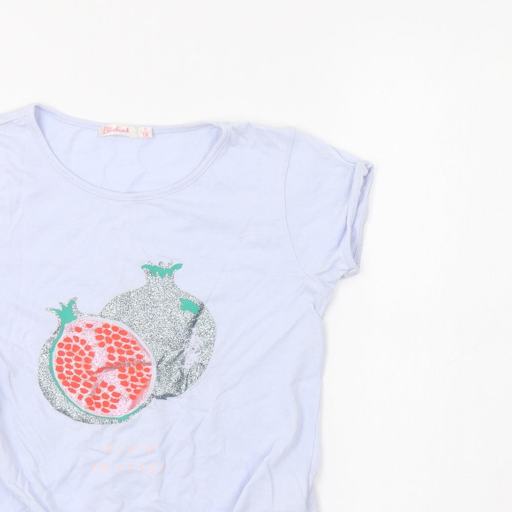 Billieblush Girls Blue   Basic T-Shirt Size 8 Years  - Fig