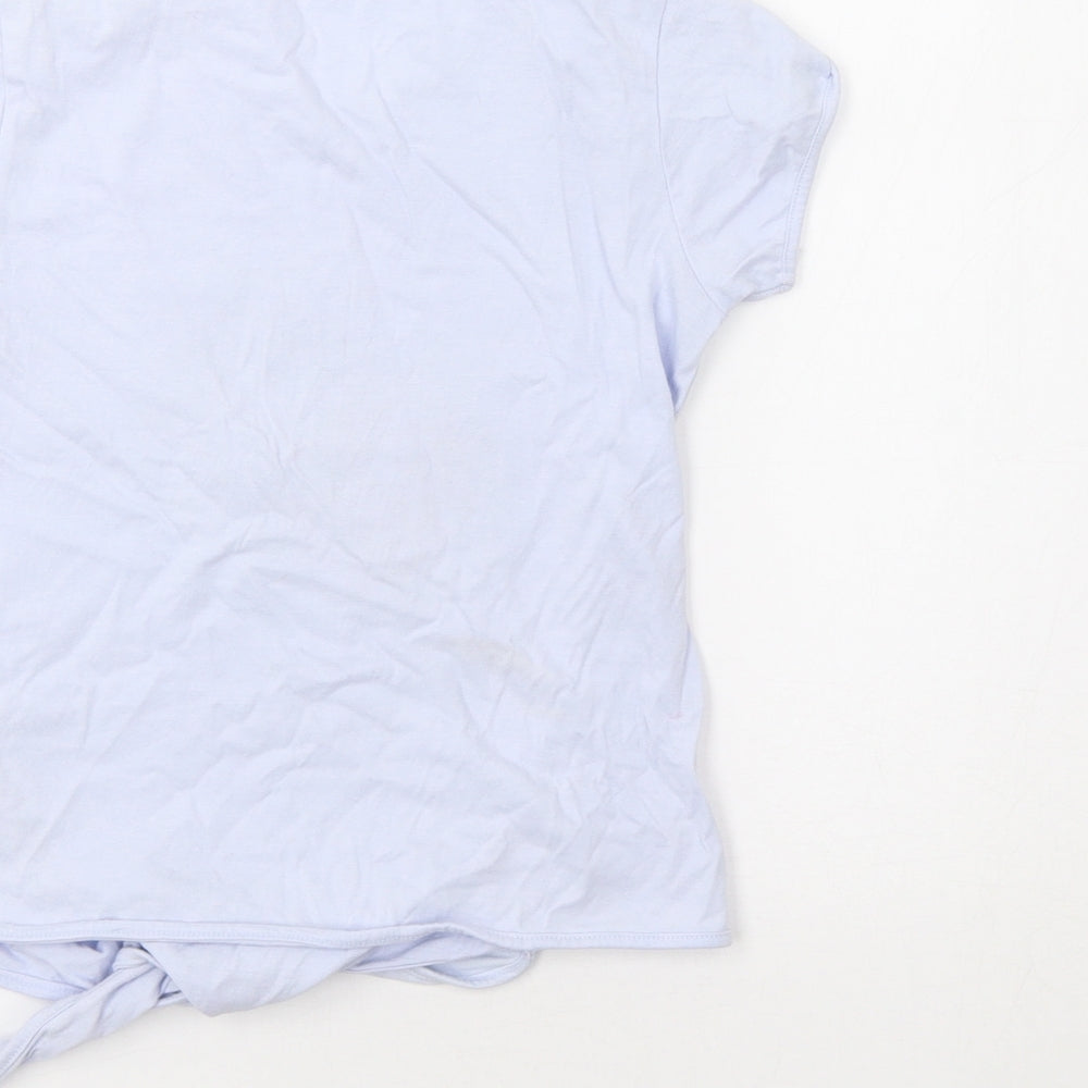 Billieblush Girls Blue   Basic T-Shirt Size 8 Years  - Fig