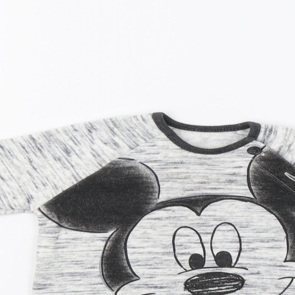 George  Grey   Pullover Jumper Size 6-9 Months  - Mickey Mouse