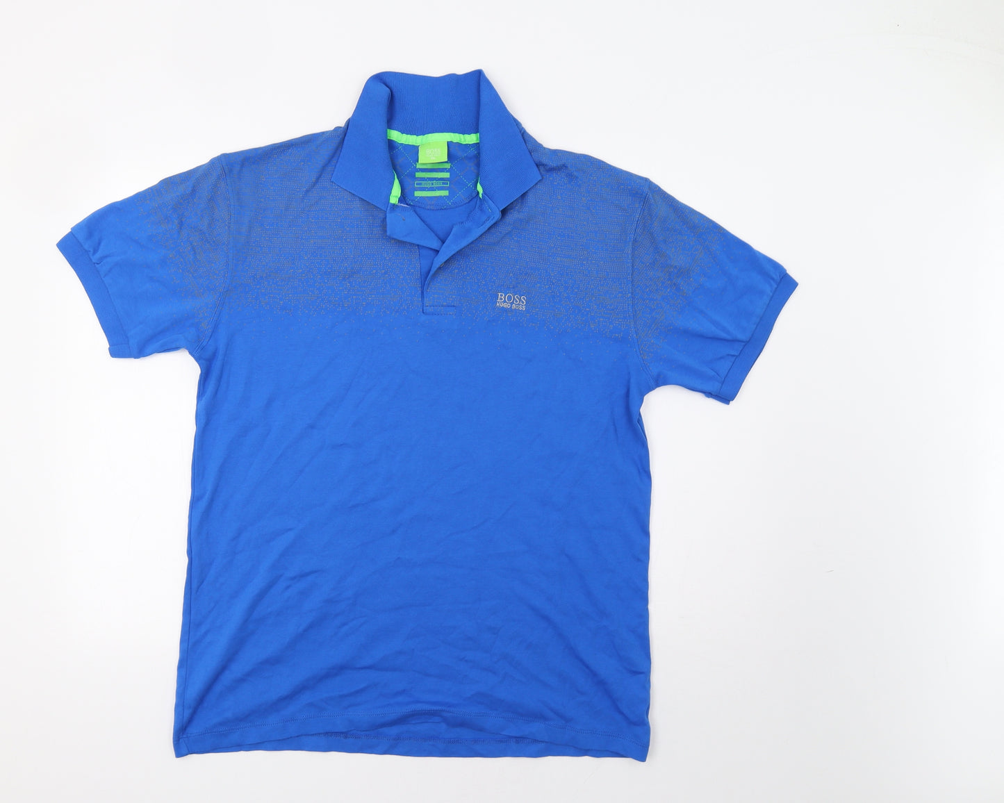 HUGO BOSS Mens Blue    Polo Size XL