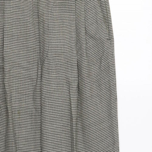 Portfolio Mens Beige Check  Dress Pants Trousers Size 30 L31 in
