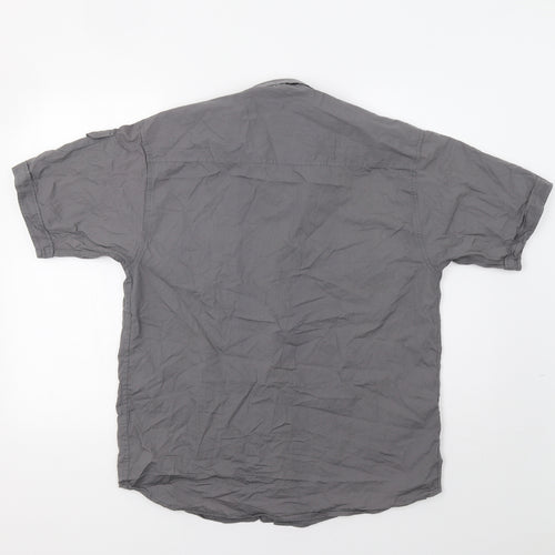Primark Mens Grey    Button-Up Size M