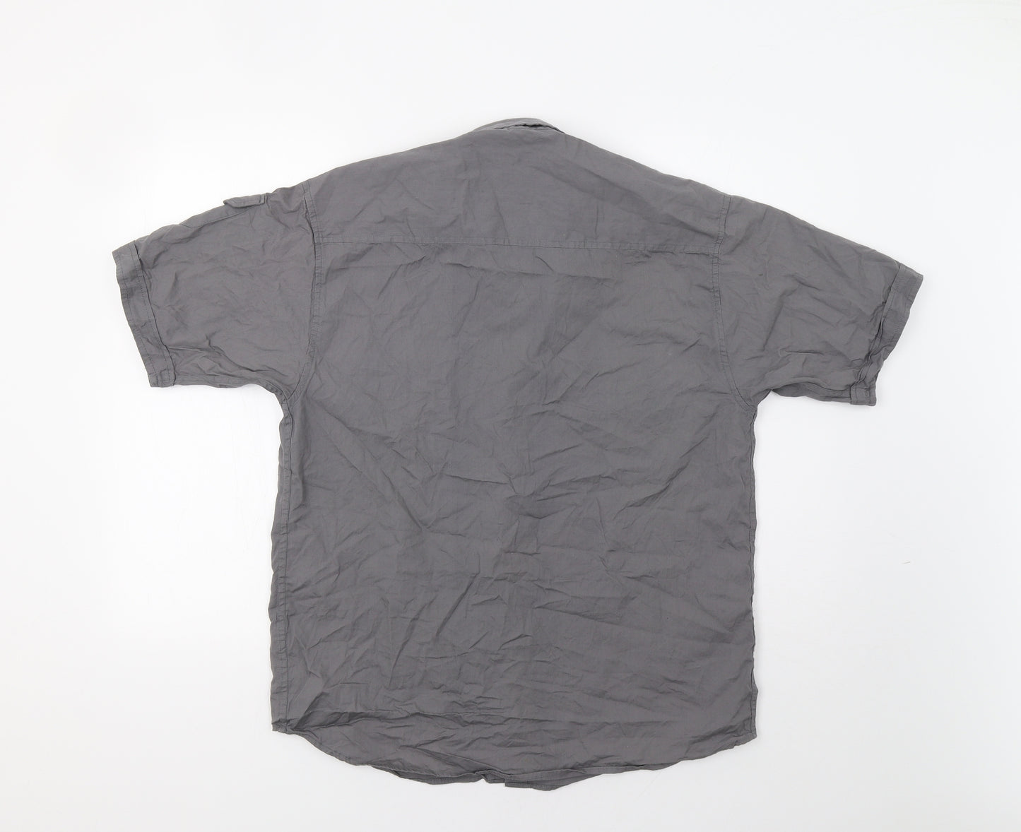 Primark Mens Grey    Button-Up Size M